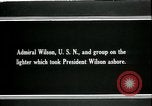 Image Woodrow Wilson Brest France, 1918, de la seconde 5 séquences d'archives historiques vidéo 65675026929
