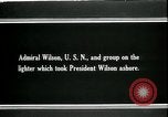 Image Woodrow Wilson Brest France, 1918, de la seconde 7 séquences d'archives historiques vidéo 65675026929
