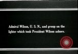 Image Woodrow Wilson Brest France, 1918, de la seconde 8 séquences d'archives historiques vidéo 65675026929