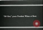 Standbild Woodrow Wilson Brest Frankreich, 1918, aus Sekunde 38 historischem Filmmaterial Videoclip 65675026930