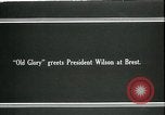 Standbild Woodrow Wilson Brest Frankreich, 1918, aus Sekunde 40 historischem Filmmaterial Videoclip 65675026930