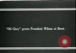 Standbild Woodrow Wilson Brest Frankreich, 1918, aus Sekunde 41 historischem Filmmaterial Videoclip 65675026930