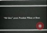 Standbild Woodrow Wilson Brest Frankreich, 1918, aus Sekunde 43 historischem Filmmaterial Videoclip 65675026930