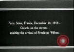 Standbild Woodrow Wilson Paris Frankreich, 1918, aus Sekunde 5 historischem Filmmaterial Videoclip 65675026931