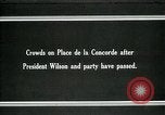 Immagine di Woodrow Wilson Parigi Francia, 1918, secondo 1 filmato di repertorio 65675026936