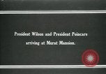 Immagine di Woodrow Wilson Parigi Francia, 1918, secondo 8 filmato di repertorio 65675026938