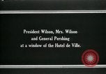 Image of Woodrow Wilson at Hotel de Ville Paris France, 1918, second 9 stock footage video 65675026944