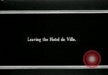 Image of Woodrow Wilson Paris France, 1918, second 3 stock footage video 65675026945