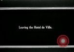 Image of Woodrow Wilson Paris France, 1918, second 4 stock footage video 65675026945