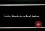 Image of Woodrow Wilson Paris France, 1918, second 6 stock footage video 65675026946