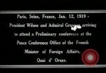 Standbild Woodrow Wilson Paris Frankreich, 1919, aus Sekunde 21 historischem Filmmaterial Videoclip 65675026947