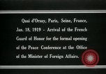 Standbild französische Guard der Ehre Paris Frankreich, 1919, aus Sekunde 3 historischem Filmmaterial Videoclip 65675026949