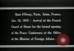 Standbild französische Guard der Ehre Paris Frankreich, 1919, aus Sekunde 5 historischem Filmmaterial Videoclip 65675026949