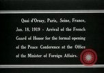 Standbild französische Guard der Ehre Paris Frankreich, 1919, aus Sekunde 20 historischem Filmmaterial Videoclip 65675026949