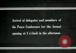 Image of Delegates Paris France, 1919, second 1 stock footage video 65675026951