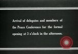 Image of Delegates Paris France, 1919, second 3 stock footage video 65675026951