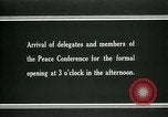 Image of Delegates Paris France, 1919, second 5 stock footage video 65675026951