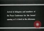 Image of Delegates Paris France, 1919, second 6 stock footage video 65675026951