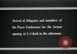 Image of Delegates Paris France, 1919, second 7 stock footage video 65675026951