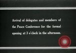 Image of Delegates Paris France, 1919, second 9 stock footage video 65675026951