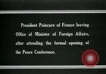 Image of Raymond Poincare Paris France, 1919, second 7 stock footage video 65675026952