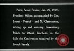 Image of Woodrow Wilson Paris France, 1919, second 4 stock footage video 65675026953