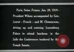 Image of Woodrow Wilson Paris France, 1919, second 5 stock footage video 65675026953