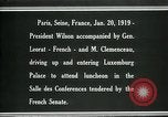 Image of Woodrow Wilson Paris France, 1919, second 8 stock footage video 65675026953