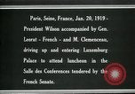 Image of Woodrow Wilson Paris France, 1919, second 9 stock footage video 65675026953