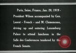 Image of Woodrow Wilson Paris France, 1919, second 13 stock footage video 65675026953