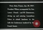 Image of Woodrow Wilson Paris France, 1919, second 17 stock footage video 65675026953