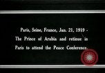 Image of Prince Emir Faisal Paris France, 1919, second 1 stock footage video 65675026954
