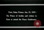 Image of Prince Emir Faisal Paris France, 1919, second 8 stock footage video 65675026954