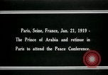 Image of Prince Emir Faisal Paris France, 1919, second 11 stock footage video 65675026954