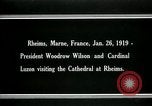 Image of Woodrow Wilson Reims France, 1919, second 4 stock footage video 65675026956