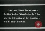 Image Woodrow Wilson Paris France, 1919, de la seconde 6 séquences d'archives historiques vidéo 65675026958