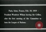 Image Woodrow Wilson Paris France, 1919, de la seconde 9 séquences d'archives historiques vidéo 65675026958
