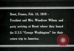 Immagine di Woodrow Wilson Brest Francia, 1919, secondo 1 filmato di repertorio 65675026959