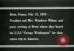 Immagine di Woodrow Wilson Brest Francia, 1919, secondo 5 filmato di repertorio 65675026959