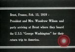 Immagine di Woodrow Wilson Brest Francia, 1919, secondo 11 filmato di repertorio 65675026959