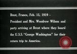 Immagine di Woodrow Wilson Brest Francia, 1919, secondo 19 filmato di repertorio 65675026959