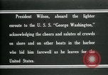 Standbild Woodrow Wilson Brest Frankreich, 1919, aus Sekunde 4 historischem Filmmaterial Videoclip 65675026961