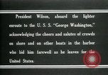 Standbild Woodrow Wilson Brest Frankreich, 1919, aus Sekunde 6 historischem Filmmaterial Videoclip 65675026961