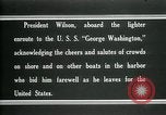 Standbild Woodrow Wilson Brest Frankreich, 1919, aus Sekunde 7 historischem Filmmaterial Videoclip 65675026961