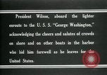 Standbild Woodrow Wilson Brest Frankreich, 1919, aus Sekunde 8 historischem Filmmaterial Videoclip 65675026961