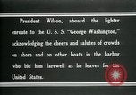 Standbild Woodrow Wilson Brest Frankreich, 1919, aus Sekunde 9 historischem Filmmaterial Videoclip 65675026961