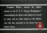 Standbild Woodrow Wilson Brest Frankreich, 1919, aus Sekunde 10 historischem Filmmaterial Videoclip 65675026961