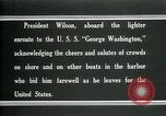 Standbild Woodrow Wilson Brest Frankreich, 1919, aus Sekunde 11 historischem Filmmaterial Videoclip 65675026961
