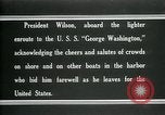 Standbild Woodrow Wilson Brest Frankreich, 1919, aus Sekunde 15 historischem Filmmaterial Videoclip 65675026961