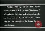 Standbild Woodrow Wilson Brest Frankreich, 1919, aus Sekunde 16 historischem Filmmaterial Videoclip 65675026961